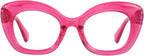 JiSoo Oversized Cat Eye Reading Glasses for Women Funky Cute Readers for Women, Designer Stylish Reading Glasses