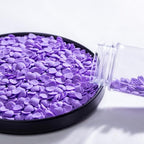 Purple Heart Sprinkles Valentine Jumbo Heart Sprinkles for Wedding Cake Decorating - 3.53 oz/100g. (Purple Heart)