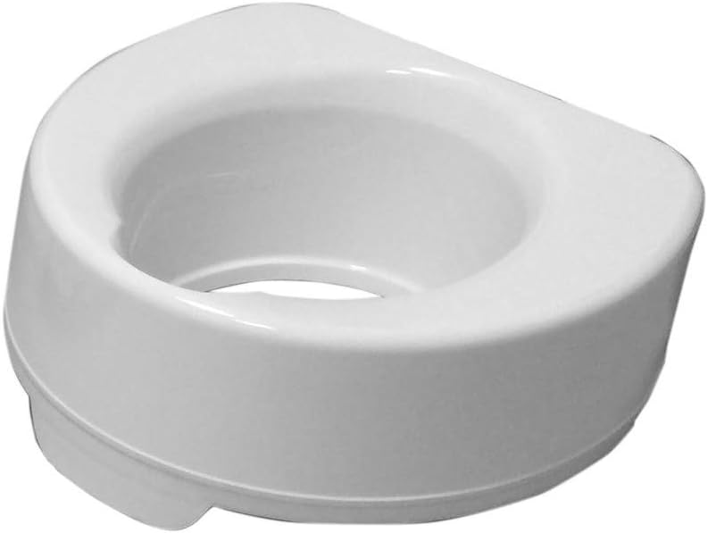 Drive DeVilbiss Healthcare 6-Inch Raised Toilet Seat Without Lid, White