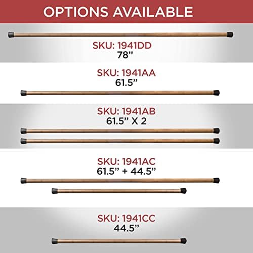 MobileVision Bamboo Stick for Fitness and Physical Rehabilitation
