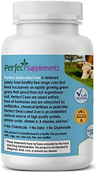 Perfect Supplements – Desiccated Beef Liver Capsules Grass Fed Supplement -Natural Source of Protein, Iron, Vitamins A & B- Boosts Energy and Immunity - No Chemicals No Dairy and Hormone Free