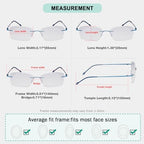 Eyekepper Ladies Frameless Reading Glasses - Lightweight Rimless Readers for Women