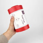 D.RECT Bin Bags 60L - Bin Liners 50 Pieces - Rubbish Bags - Bin Bag Perfect for Everyday Use, Household, Office, Kitchen & Caterers, Red