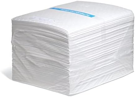 PIG Oil Mat - Oil-Only Absorbent Mat Pad - 100 Pads per Bag - 15" x 20" Pad - Absorbs up to 28 ounces per Pad - MAT403