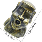 OUNONA Diffuser Moai Statue Air Humidifier for Home Durable Material Automatic Shut Off Level Control Decorative Humidifier for Relaxation and Skin Hydration
