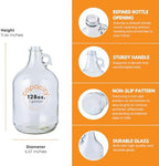 FastRack - Shepherd Made Mead Making Kit - 1 Gallon Jug Fermentation Set with Clear Glass Fermentation Jar, 3pc Airlocks, Rubber Stopper, Yeast Nutrient & Mead Yeast for Home Brewing