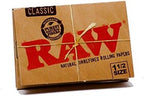 Raw Classic 1 1/2 Size Rolling Paper, 33 Count (Pack of 25)