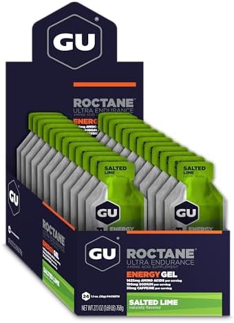 GU Energy, Roctane Ultra Endurance Energy Gel, Salted Lime - 24 Count
