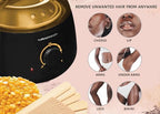 My Beauty Spot Wax Machine & Wax Kit for Women - At-Home Hair Removal Waxing Kit - Full Body Bikini Brazilian - Painless Wax Warmer Melter with Exfoliating Honey Wax Beads