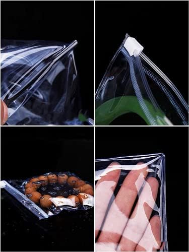 100 Self Seal PVC Pack Zipper Lock Bags,Clear Jewelry Anti Oxidation Bag Clarity Tarnish Prevention,Small Sealed Bag,Resealable packaging or Storage of Jewelry, Earrings and Rings (9x13cm/3.5x5inch)