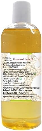 Greenwood Essential Arnica Oil (Arnica montana) | Infused | Pure | Non-Sticky | Lightweight | For Massage Preparations | Natural | Ayurvedic | For Men & Women | All Skin Types | 200ml (6.76 oz)