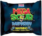 Barnetts Mega Sour Raspberry Candy 104g – Handmade British Hard Sweets – Extreme Sour Candy Challenge – Retro Party Bag & Gift Hamper Treats