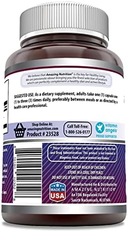 Amazing Formulas L-Tyrosine Amino Acid Supplement | 500 Mg per Serving | 180 Capsules | Non-GMO | Gluten-Free | Made in USA