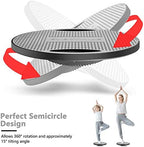 EVERYMILE Wobble Balance Board, Exercise Balance Stability Trainer Portable Balance Board with Handle for Workout Core Trainer Physical Therapy & Gym No-Skid Surface