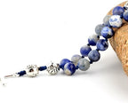KIKILA Handmade 8mm Anglican Prayer Beads Rosary Natural Stone Beads with Cross Custom Rosary