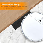 Rubber Threshold Ramp for Home Robot Vacuum Cleaner Indoor Entry Slope Ramp Pad for Low Steps and Doorways