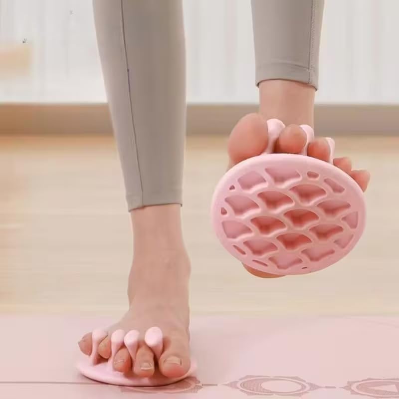 2Pcs Arch Foot Trainer Fitness Leg Toes Plantar Function Exerciser Thumb Valgus Corrector Toe Splints Buttocks Arch Trainer