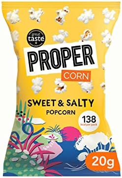 PROPERCORN Sweet & Salty Popcorn (Pack of 24)