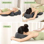 Prone Massage Pillow, a Chest and face Support Sleep Pillow, is Suitable for Massage, SPA and Sleep. Face Down for Eye Surgery， After Surgery for Sleeping (Dark Grey)