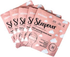 POPBAND Popmask Sleepover Self-Heating Rose Scented Eye Mask, Natural Steam Heat Relief for Migraines, Headaches, Allergies, and Dry Eyes, 5 Individually Packaged Eye Masks