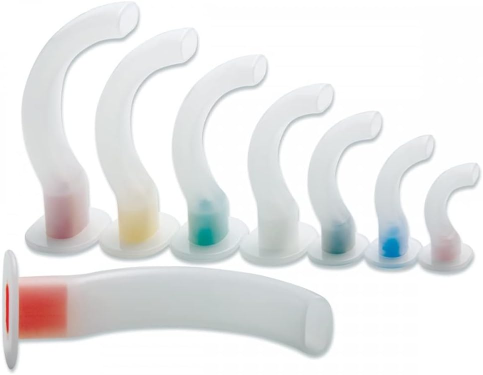 Dealmed Guedel Airway Kit – Disposable Oral Airway Kit, 8 Pieces, Ideal for EMT Supplies Kit, First Aid Kit, Medical Supplies Kit (2 Kits)