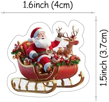 50 PCS Edible Santa Claus Cupcake Toppers Merry Christmas Cake Toppers Wafer Paper Santa Claus Party Decorations for Merry Christmas Theme Holiday Baby Shower Birthday Party Cake Decorations Supplies