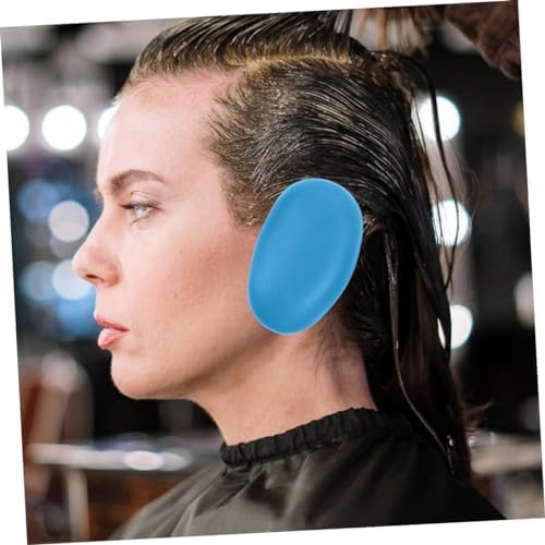 minkissy 4pairs Silicone Ear Covers for Hair Dyeing Protective Earmuffs for Hair Coloring for Salon and Home Use