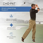 Cho-Pat Golfer’s Elbow Support Strap, Designed In Cooperation w/ the Mayo Clinic, Adjustable Compression Forearm Support for Golfer’s Elbow, Overuse Syndromes, and Muscle Strains, Small