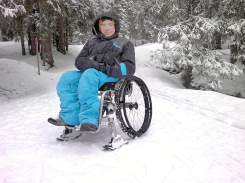 (Standard) - Wheelchair Ski's for Front Caster Wheels