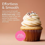 Cake Craft Buttercream Icing – 3.5 lb Tub | Ready-to-Use Frosting for Cakes, Cupcakes, Cookies & More | Super Smooth Texture | No Prep Required | Vanilla Flavor