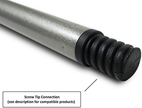Fuller Brush Telescopic Steel Handle 29–52 Inch – Adjustable Extension Pole for Wooly Bully Duster, Tub & Shower Brush, Tile Grout Brush, EZ Scrubber, Fiesta Broom & More