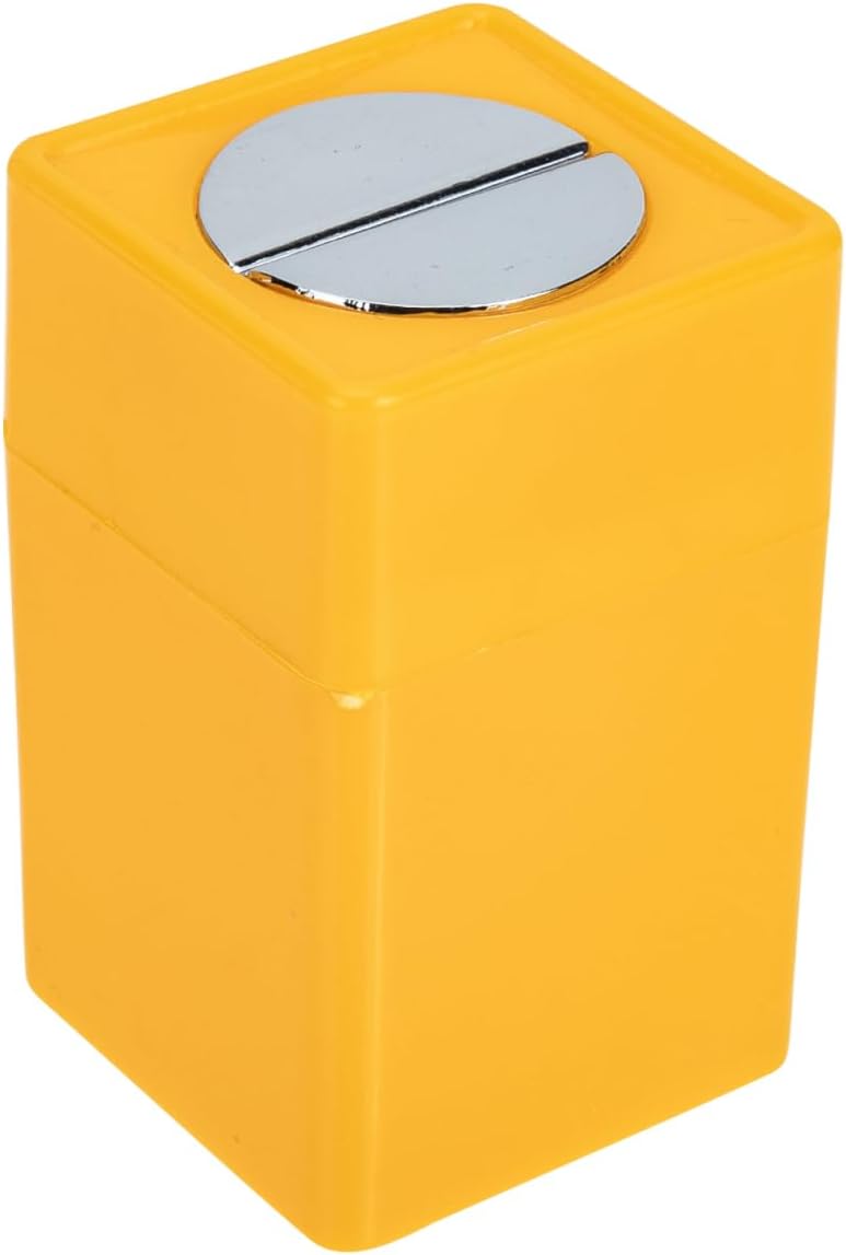 Beavorty Waste Blades Storage Box Compact Blade Recycling Case Portable Plastic Razor Blade Container for Home Travel Safety Disposal 2.75X1.57X1.57In
