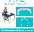 Vive Plate Guard (2 Pack) - Adaptive Equipment No Spill Guards for Eating - One Handed Assistance for Plates, Daily Living Aid for Elderly, Disabled & Parkinsons - Handicap Kitchen Accessories