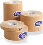 CureTape® 1 inch Kinesiology Tape 2 Rolls | Waterproof, Latex Free & Hypoallergenic | Therapeutic Kinesiology Tape for Professionals | Relief Pain, Supports Muscles, Lympatic Taping | Beige