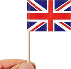stidsds Europe European 44 Countries Toothpick Flags Mini Small Country National Cupcake Toppers Stick Flag World Festival Party Decoration(88 pcs)