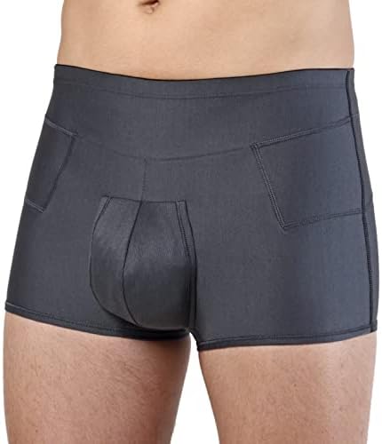 Inguinal Hernia Boxer Brief Ref. 516 Orione - Dark Grey Colour