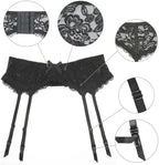 GARGALA Lace Garter Belt for Thigh High Stockings Sock Suspender Women