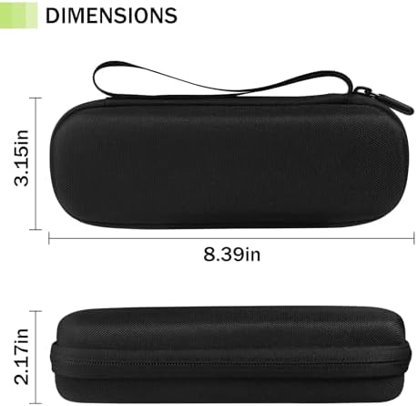 Hard Travel Carrying Case for Hybrid Electric Trimmer and Shaver, Portable Organizer Storage Bag for QP2520, QP2530, QP2620, QP2630- Black