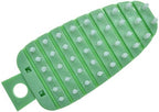 Vegetable and Fruits Brush A0716 Bendable Flexible Veggies Cleaning Scrub Brushes for Carrot Potato Radish, Green