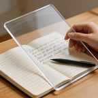 Large 3X Fresnel Lens, 8.3" x 11.7" Large Full Page Magnifier for Reading, PVC Laptop Screen Magnifying for The Elderly and People with Low Vision Reading Small Prints and Books, 8.2 x 11.8 Inch