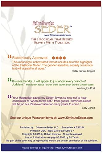 30 Minute Seder: The Haggadah That Blends Brevity With Tradition