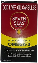 Seven Seas Cod Liver Fish Oil 500 Capsules