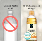 Chung Jung One O'Food Premium Korean Vinegar, Kitchen Essential Pantry Staple, Perfect for Salads (Brown Rice, 500ml)