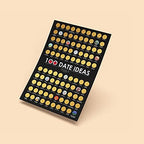 100 Dates Scratch off Bucket List Poster - Large Scratching Poster for Adventure Couple - Things to Do Bucket List for Couple - Things to Do Scratchable List - Motivational Achievements Checklist