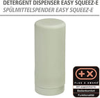 WENKO Easy Squeeze Dish Soap Dispenser for Kitchen Sink, Squeeze Bottle for Washing Up Liquid and Hand Soap, Round refillable Plastic Bottles, Easy to Fill and to use, 8.5 oz, Light Green