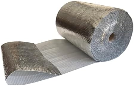 USA Reflective Bubble Insulation Roll, 24" Width x 125' Length, One- Sided Bubble Foil Insulation Roll Thermal Barrier, Window Insulation for Summer & Winter, Radiant Barrier Wrap