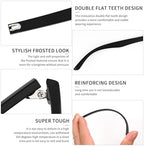1 Pair Glasses Arm Replacement Kit, Universal Eyeglasses Repair Kit,Black Glasses Legs Replacement Eyeglass Arm Replacement Accessories with Screwdrivers, Screws, Washers, Nose Pads(6 mm)