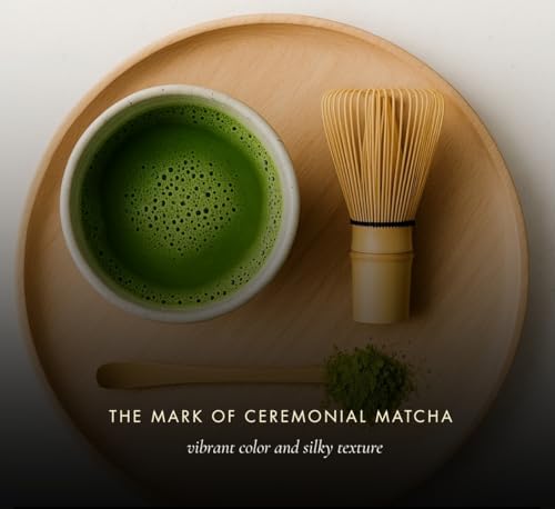 Nippon Matcha – Organic Premium Ceremonial Grade Japanese Matcha Green Tea Powder – First Harvest from Uji, Kyoto – USDA Certified, Stone-Ground, Smooth & Vibrant (30g/1.06oz)