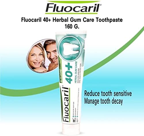 Fluocaril 40+ Herbal Gum Care Dedicated Ageless Oral Health Protection 160 g.