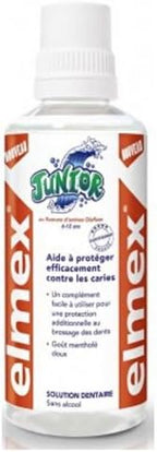 ELMEX Junior 6-12 ANS Solution dentaire sans alcool (400 ml)